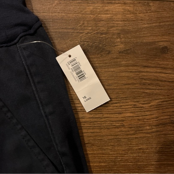 Old Navy Womens 16L 95% Cotton Maternity Bootcut Full Panel Blue Stretch Pockets - Picture 4 of 8
